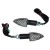 knipperlicht-set Led pijl kort zwart (2 stuks)